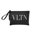 Valentino Garavani Calfskin Logo Clutch — миниатюра 1
