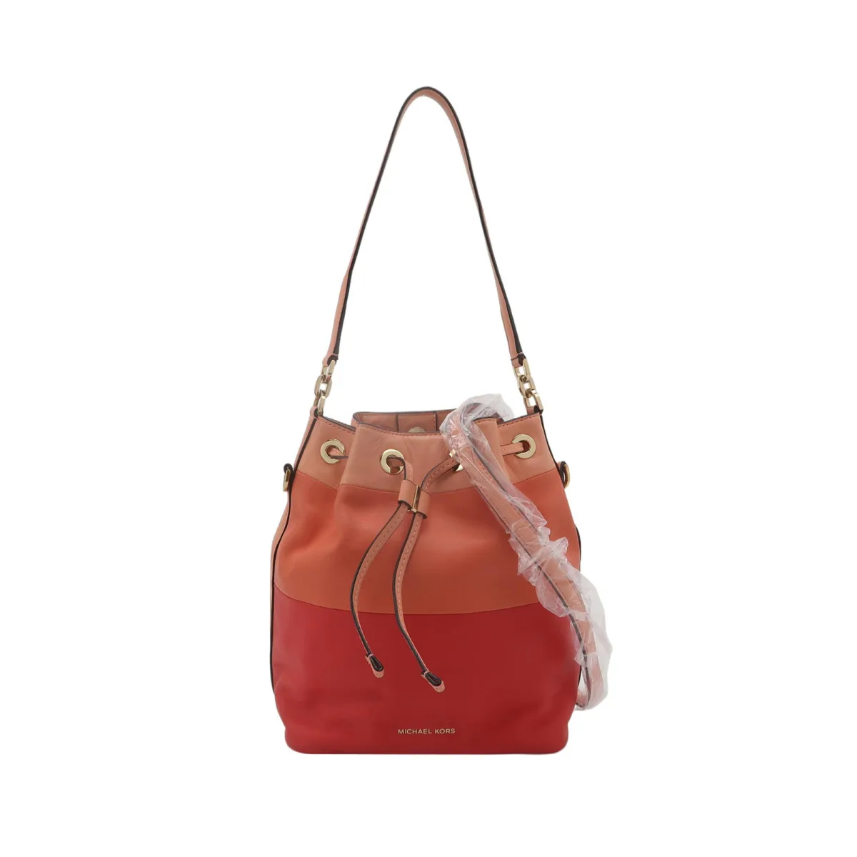 Michael Kors (MK) Calfskin Logo Crossbody — фото 1