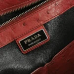 Prada Ostrich Handbag — фото 8