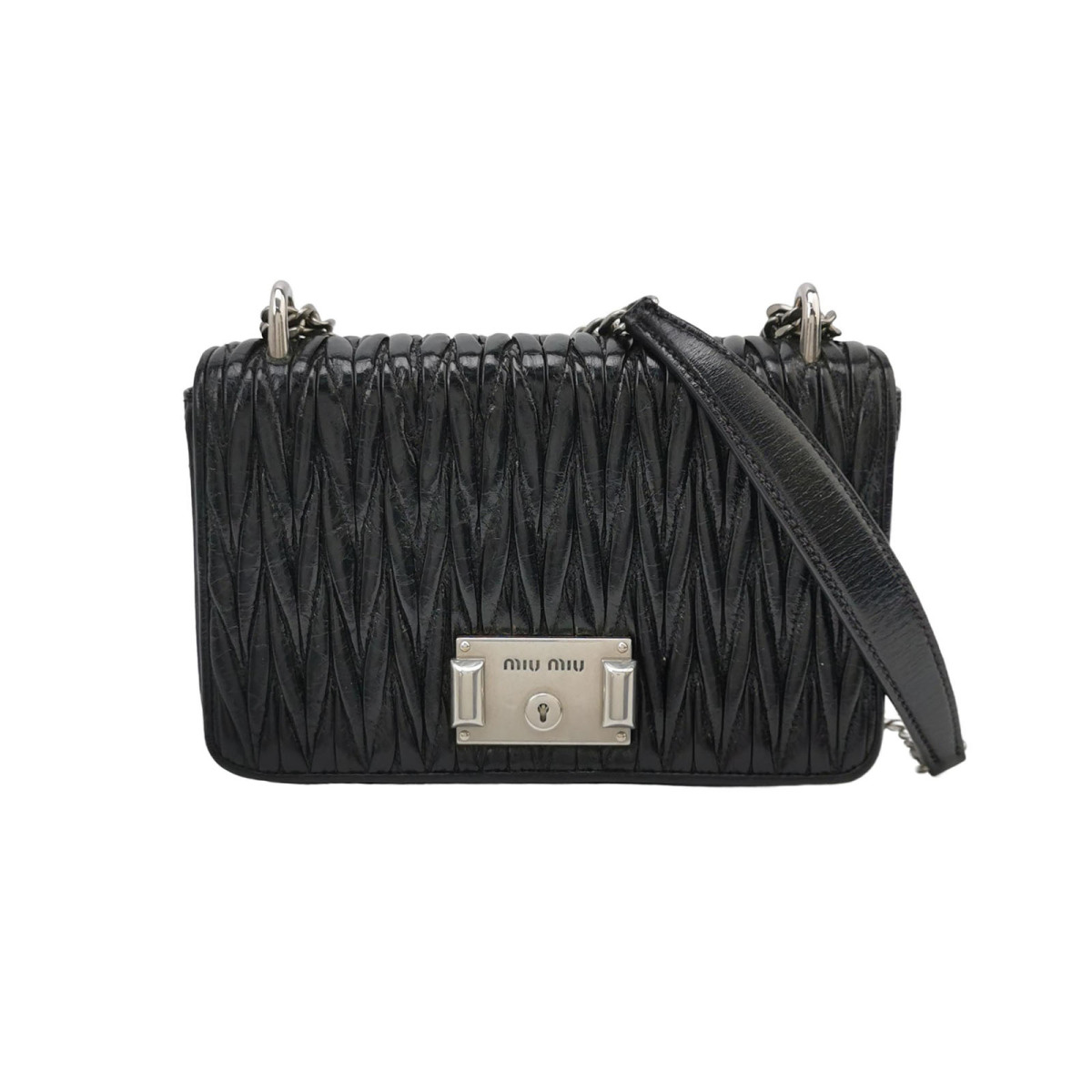 Miu Miu Logo Shoulder Bag — фото 1