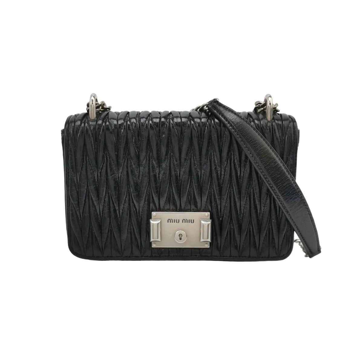 Miu Miu Logo Shoulder Bag — продано