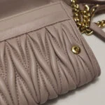 Miu Miu Lambskin Logo Crossbody — фото 13