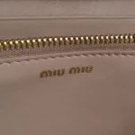 Miu Miu Lambskin Logo Crossbody — фото 8
