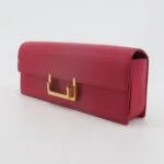 Saint Laurent Calfskin Logo Clutch — фото 2