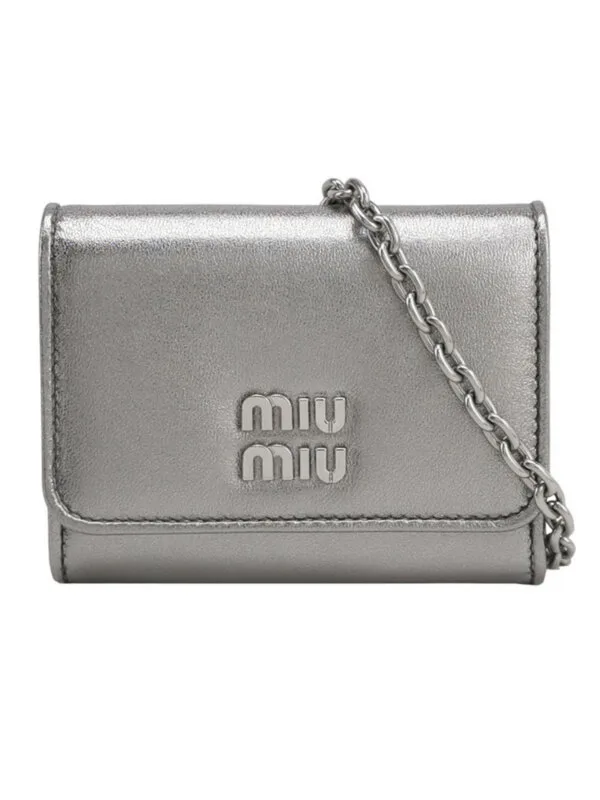 Miu Miu Lambskin Logo Crossbody