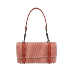 Bottega Veneta Colorblock Lambskin Shoulder Bag (Боттега Венета) — миниатюра 1