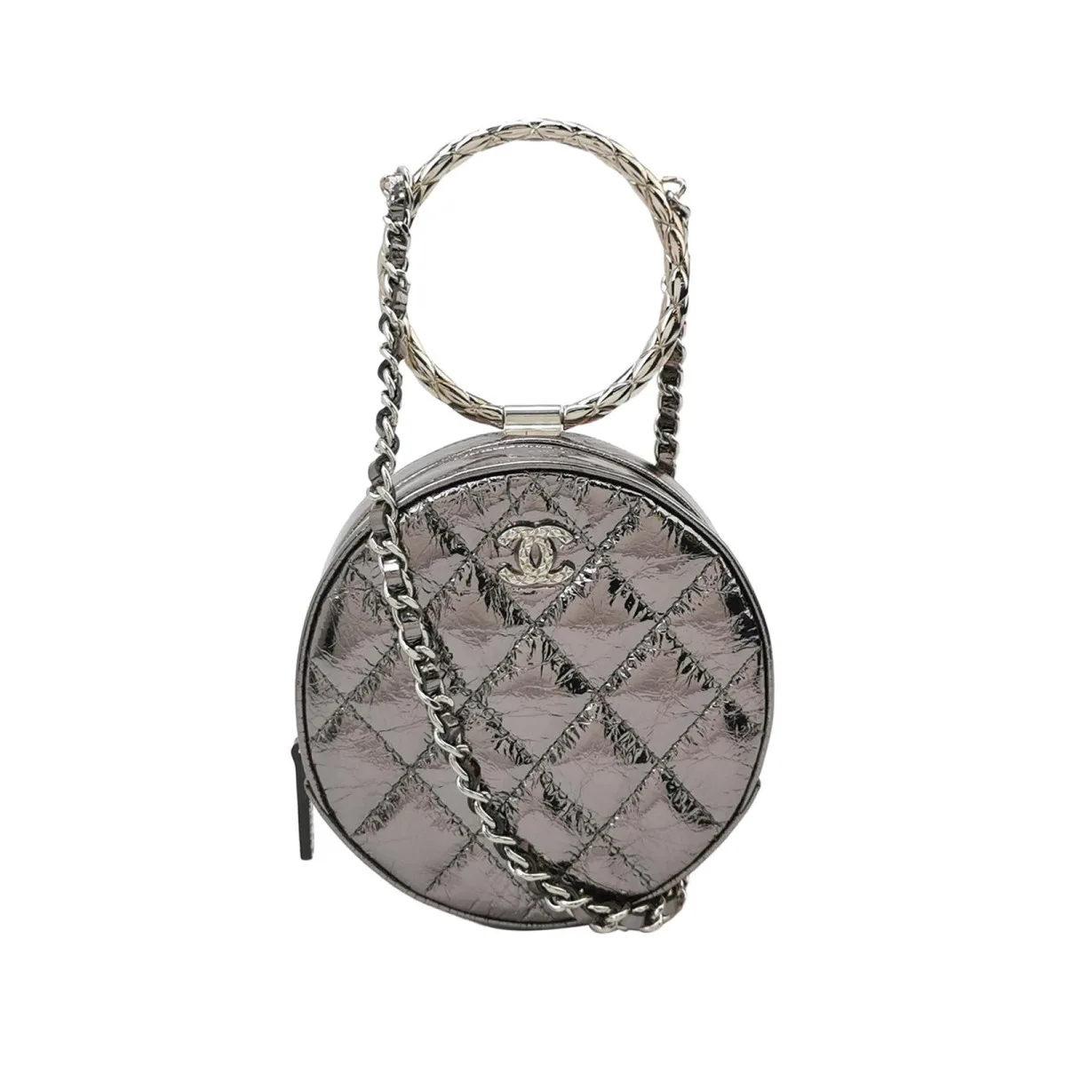 Chanel Quilted Waxed Calfskin CC Crossbody (Шанель) — фото 1
