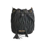 Miu Miu Lambskin Logo Crossbody — миниатюра 1