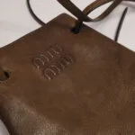 Miu Miu Lambskin Logo Crossbody — фото 19