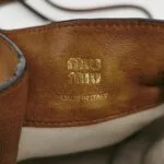 Miu Miu Lambskin Logo Crossbody — фото 8