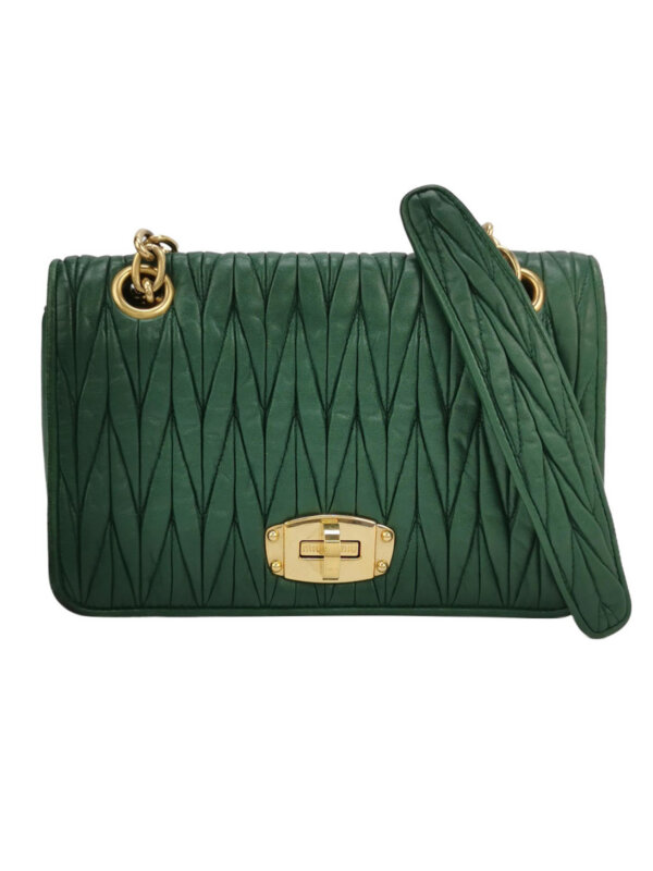 Miu Miu Logo Shoulder Bag