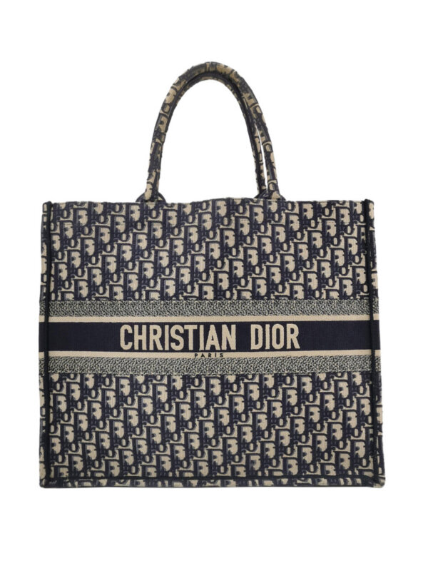 Dior Book Tote Oblique logo