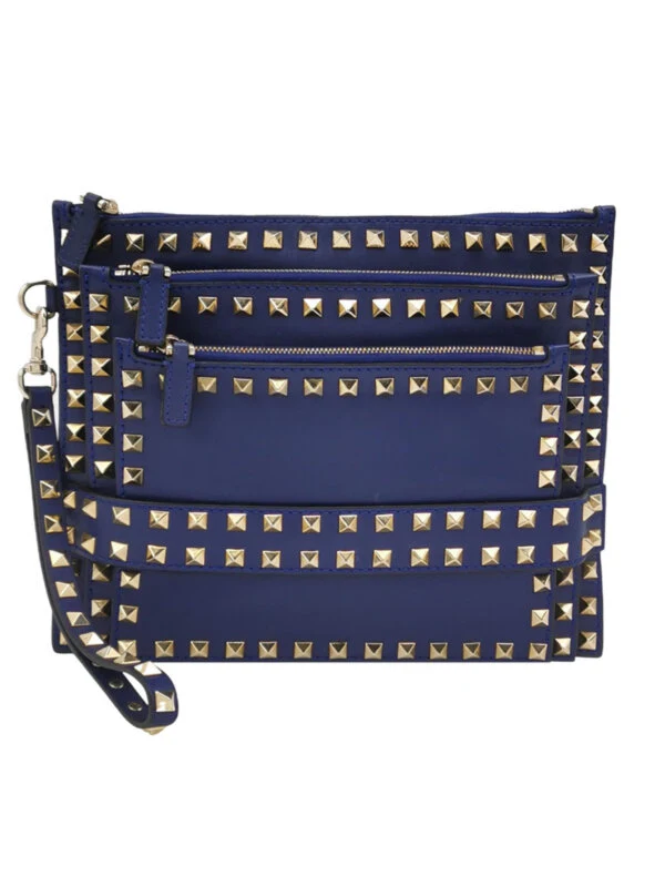 Винтажная сумка Valentino Garavani Calfskin Clutch