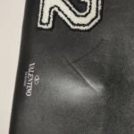 Valentino Garavani Colorblock Calfskin Logo Clutch — фото 19
