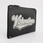 Valentino Garavani Colorblock Calfskin Logo Clutch — фото 3