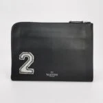 Valentino Garavani Colorblock Calfskin Logo Clutch — фото 4