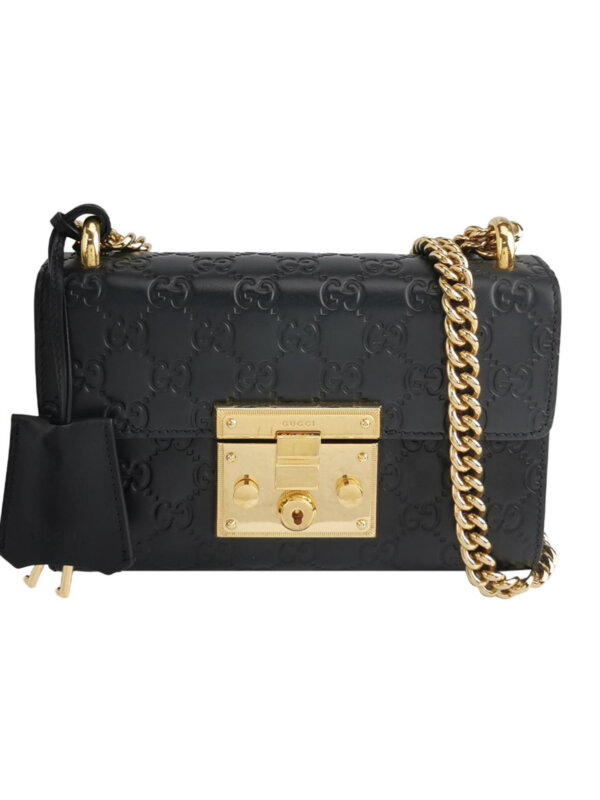 Винтажная сумка Gucci Padlock GG signature