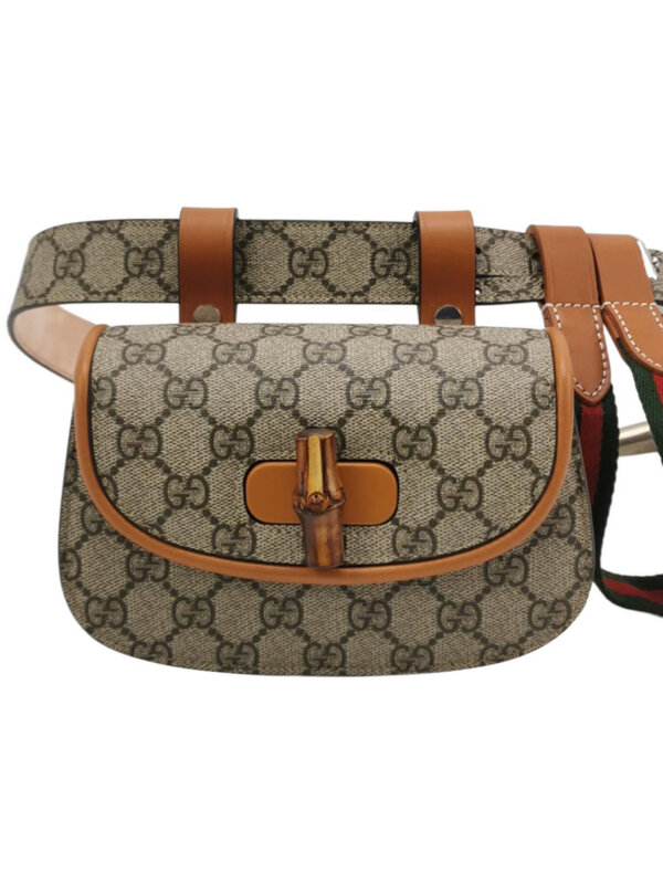 Винтажная сумка Gucci Bamboo 1947 GG