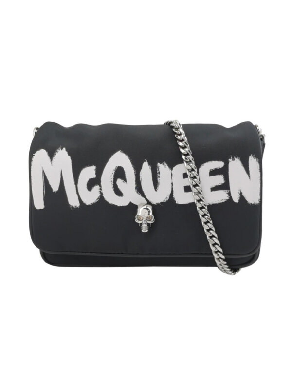 Alexander McQueen Calfskin Logo Crossbody