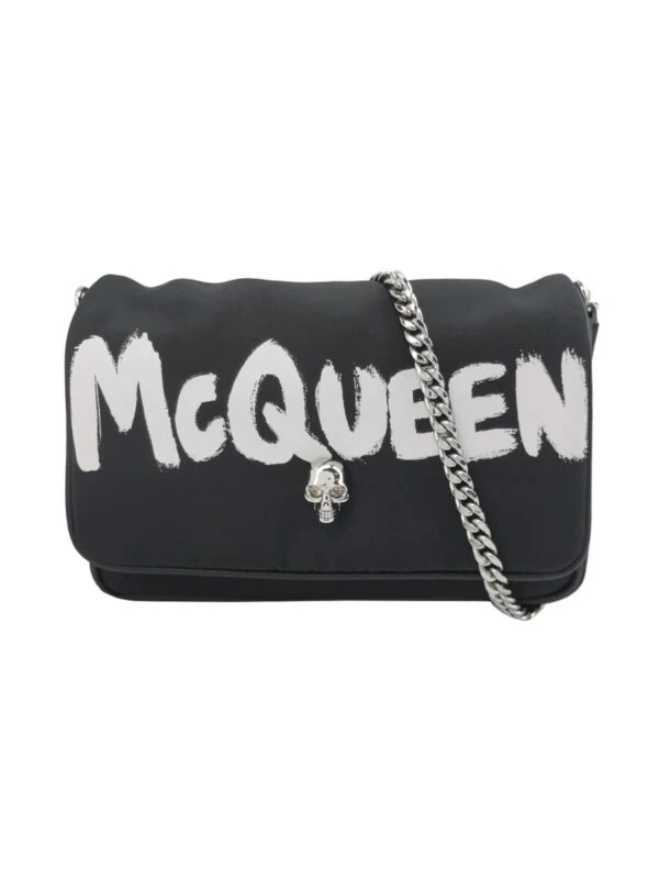 Винтажная сумка Alexander McQueen Calfskin Logo Crossbody
