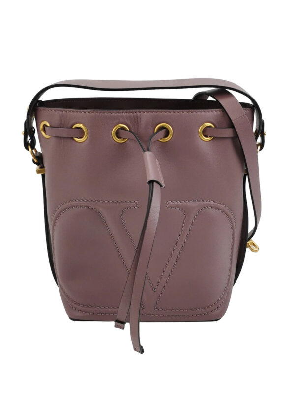 Винтажная сумка Valentino Garavani Lambskin Logo Crossbody