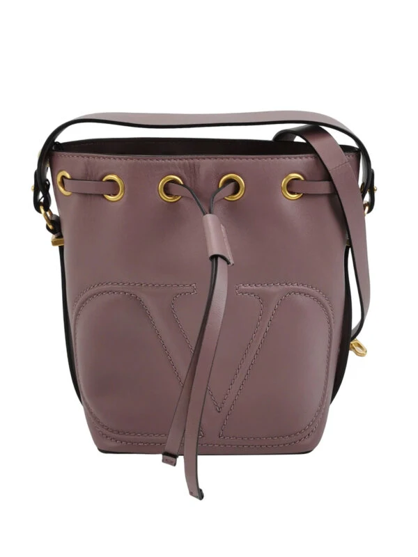 Винтажная сумка Valentino Garavani Lambskin Logo Crossbody