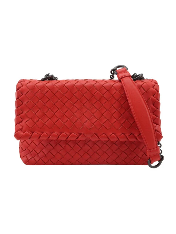 Винтажная сумка Bottega Veneta Olimpia Intrecciato