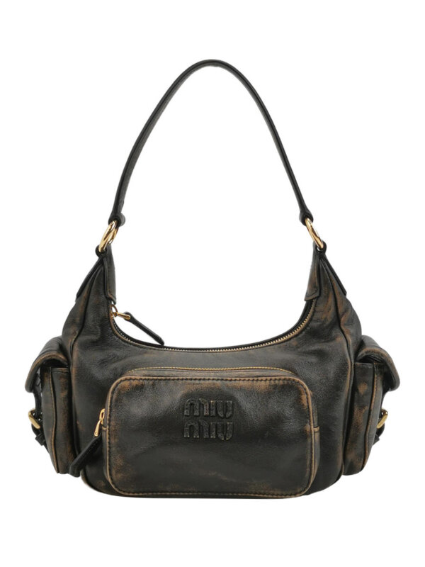 Miu Miu Pocket Nappa Logo