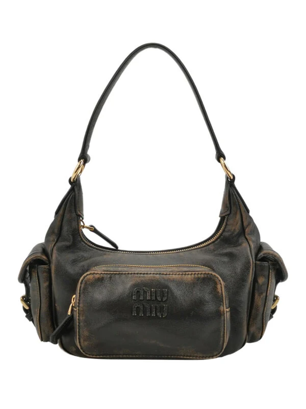 Винтажная сумка Miu Miu Pocket Nappa Logo