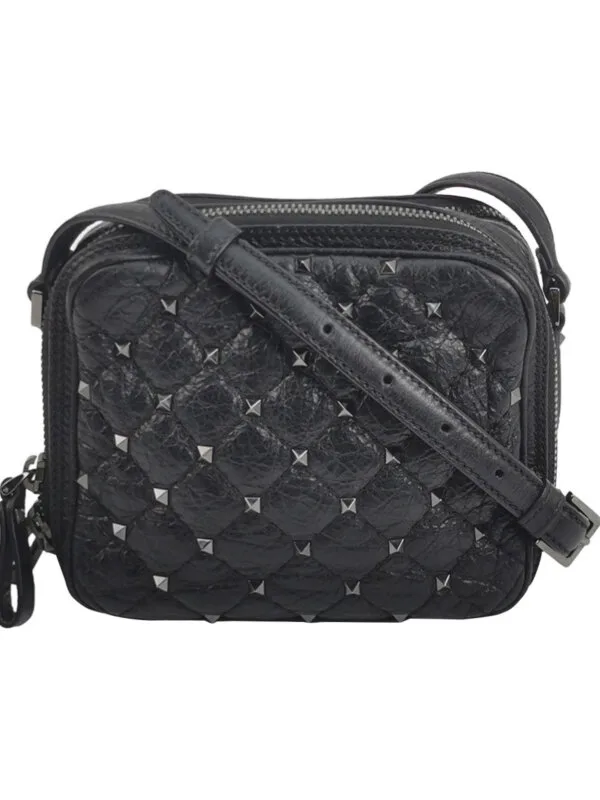Valentino Garavani Waxed Calfskin Crossbody