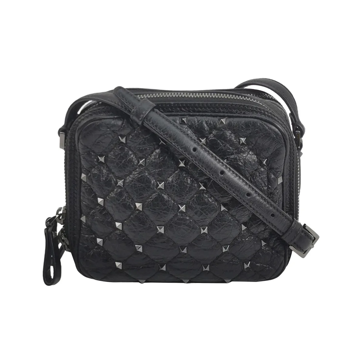 Valentino Garavani Waxed Calfskin Crossbody — фото 1