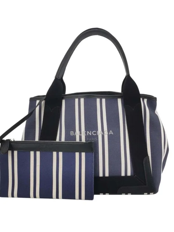 Винтажная сумка Balenciaga Navy Cabas