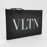 Valentino Garavani Calfskin Logo Clutch — фото 3
