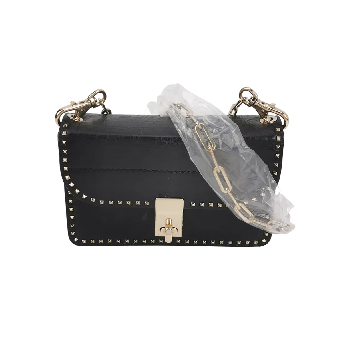 Valentino Garavani Waxed Calfskin Crossbody — фото 1