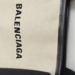 Balenciaga Navy Cabas Logo — фото 19