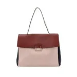 Valentino Garavani Colorblock Calfskin Handbag — миниатюра 1