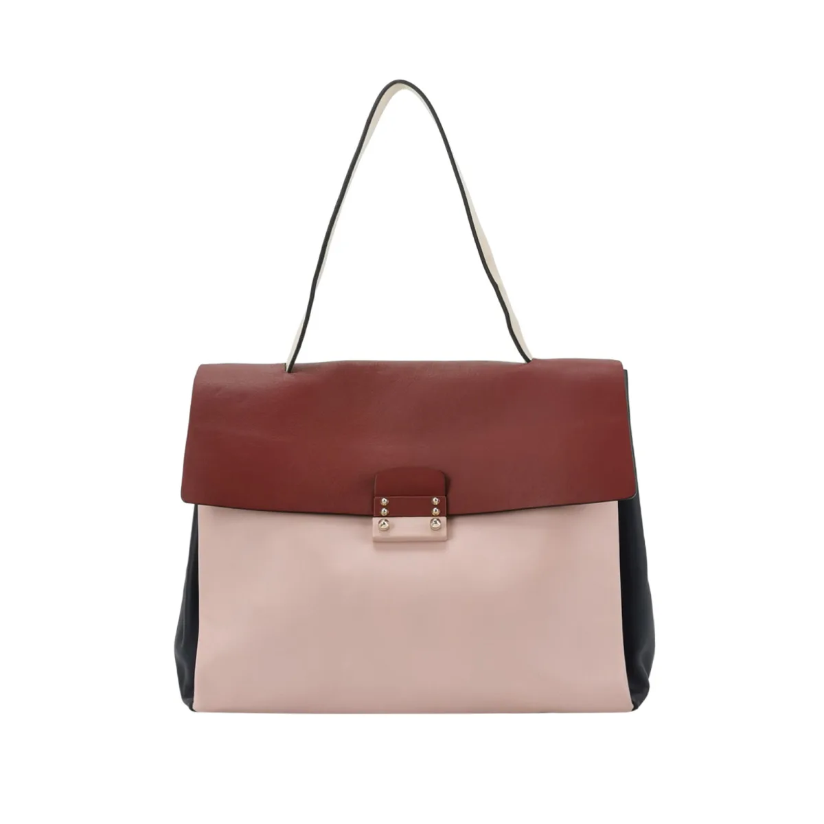 Valentino Garavani Colorblock Calfskin Handbag — фото 1