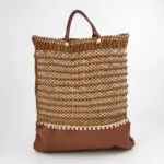 Valentino Garavani Woven Calfskin Logo Shoulder Bag — фото 5