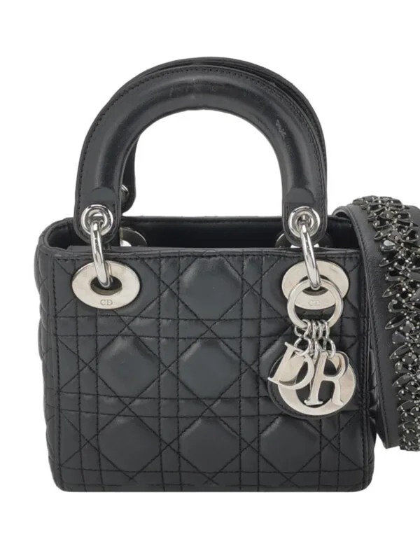 Винтажная сумка Dior Lady Dior Logo