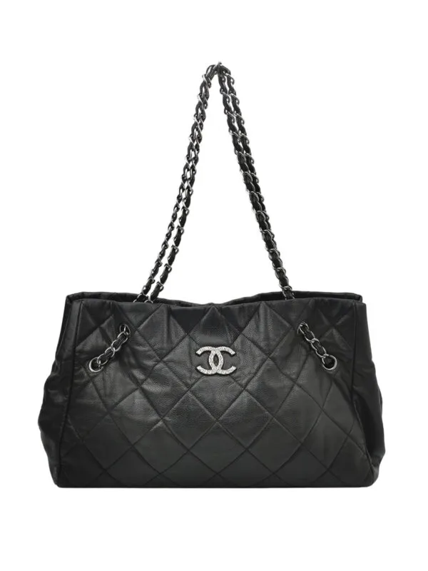 Chanel Quilted Calfskin CC Shoulder Bag