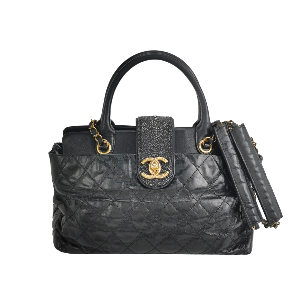 Chanel Quilted Lambskin CC Shoulder Bag (Шанель) — фото 1