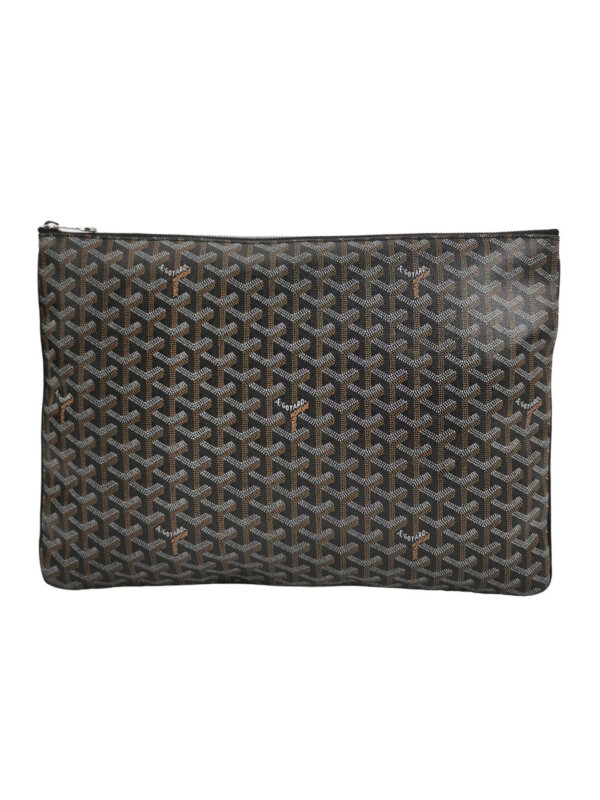 Винтажная сумка Goyard Printed Calfskin Clutch