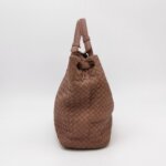 Bottega Veneta Woven Lambskin Shoulder Bag (Боттега Венета) — фото 3