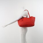 Bottega Veneta Woven Lambskin Shoulder Bag (Боттега Венета) — фото 2