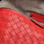 Bottega Veneta Woven Lambskin Shoulder Bag (Боттега Венета) — фото 21