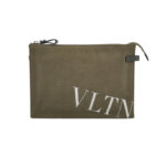 Valentino Garavani Calfskin Logo Clutch — миниатюра 1