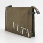 Valentino Garavani Calfskin Logo Clutch — фото 2