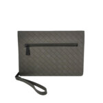 Bottega Veneta Woven Calfskin Clutch (Боттега Венета) — миниатюра 1