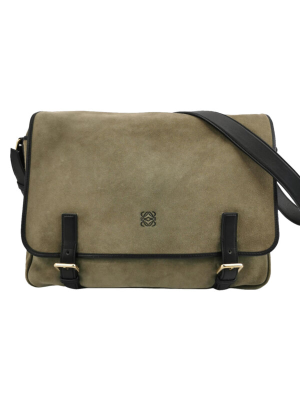 Loewe Colorblock Calfskin Shoulder Bag
