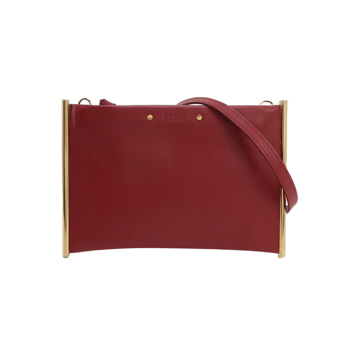 Chloe Calfskin Logo Crossbody — фото 1